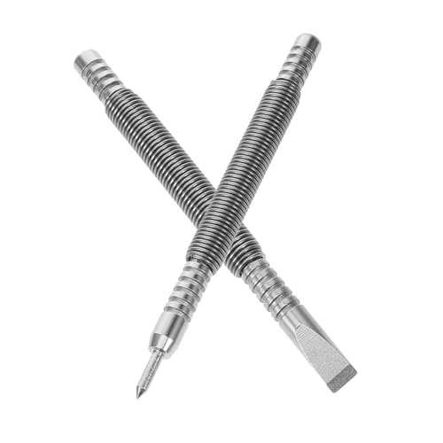 SOIMISS Federbelastetes Nagel set aus Carbonstahl mit Präzisem Doppelkopf zentrierlochschlag für Metall Holz und Glas Automatischer Schlagwerkzeug für Professionelle und DIY anwendungen SOIMISS Federbelastetes Nagel set aus Carbonstahl mit Präzisem Doppelkopf zentrierlochschlag für Metall Holz und Glas Automatischer Schlagwerkzeug für Professionelle und DIY anwendungen von SOIMISS