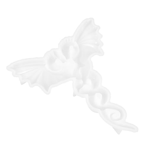 SOIMISS Flexible Silikon Gießform Doppel Drache Epoxidharzform Wiederverwendbar Nicht Haftend DIY Bastelset Weiß Robust und Praktisch für Schmuck Dekoration SOIMISS Flexible Silikon Gießform Doppel Drache Epoxidharzform Wiederverwendbar Nicht Haftend DIY Bastelset Weiß Robust und Praktisch für Schmuck Dekoration von SOIMISS