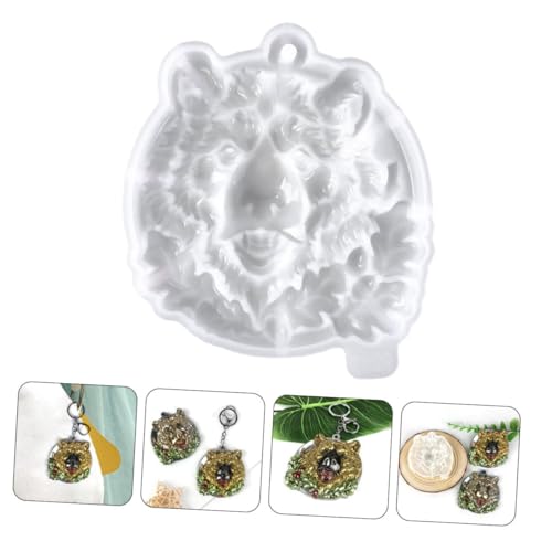 SOIMISS Flexible Silikonform Bärenkopf DIY Tierform für Epoxidharz Schlüsselanhänger Basteln Reißfest Leicht Entformbar Waschbar Langlebig für Kreative Dekorationen und Geschenkideen SOIMISS Flexible Silikonform Bärenkopf DIY Tierform für Epoxidharz Schlüsselanhänger Basteln Reißfest Leicht Entformbar Waschbar Langlebig für Kreative Dekorationen und Geschenkideen von SOIMISS