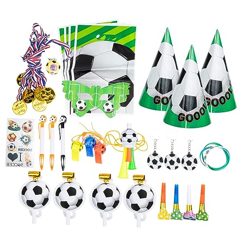 SOIMISS Fußball Partyset Teiliges DIY Zubehör für Fußballspiele Trillerpfeife und Fan Dekoration für Fußballfeiern und Events SOIMISS Fußball Partyset Teiliges DIY Zubehör für Fußballspiele Trillerpfeife und Fan Dekoration für Fußballfeiern und Events von SOIMISS