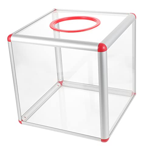 SOIMISS Gewinnspielbox aus Acryl Transparente Verlosungsbox für Stimmzettel und Geldgeschenke für Hochzeiten und Veranstaltungen von SOIMISS