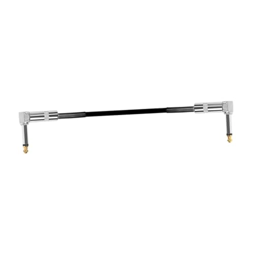 SOIMISS Gitarren Pedal Kabel Geräuscharmes Effektkabel mit Zwei Rechtwinkligen Steckern Langlebiges Patchkabel für Pedalboard Stabiles Audioverbindungskabel für Gitarre Schwarz SOIMISS Gitarren Pedal Kabel Geräuscharmes Effektkabel mit Zwei Rechtwinkligen Steckern Langlebiges Patchkabel für Pedalboard Stabiles Audioverbindungskabel für Gitarre Schwarz von SOIMISS