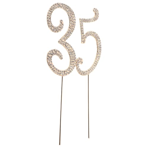 SOIMISS Glitzernde Rhinestone Deko für Geburtstagspartys Elegante Jahre Dekoration für Besondere Anlässe SOIMISS Glitzernde Rhinestone Deko für Geburtstagspartys Elegante Jahre Dekoration für Besondere Anlässe von SOIMISS