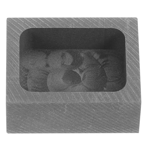 SOIMISS Graphit Schmelztiegel für Schmuckherstellung Hochtemperatur Gießform Hochwertigem Graphit für Mehr DIY Schmuckwerkzeug Langlebig und Energieeffizient von SOIMISS