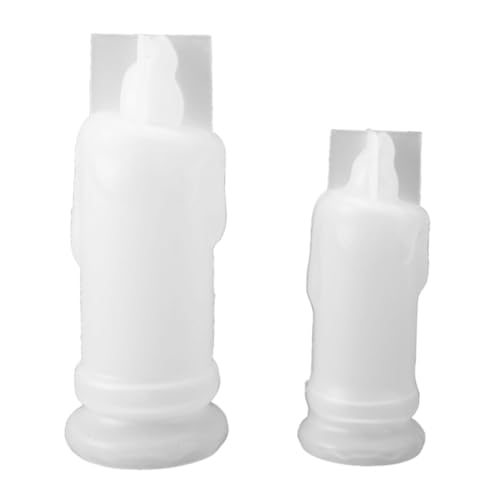 SOIMISS Große Silikonform Kerzenform Kerzengießform Kreative DIY Kristall Epoxidharzform Kerzenhalterform Leicht zu Entformen und Reinigen für Handwerk und Dekoration von SOIMISS