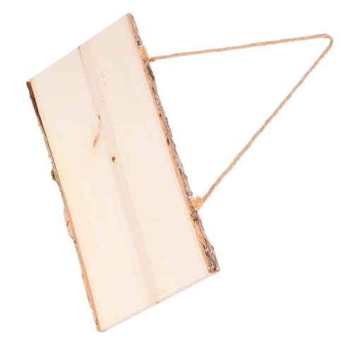 SOIMISS Hängendes Holzschild aus Hochwertigem Holz Blanko Holztafel für DIY Bastelprojekte Robustes Design für Kreative Beschriftungen für Geschäfte Dekoration von SOIMISS