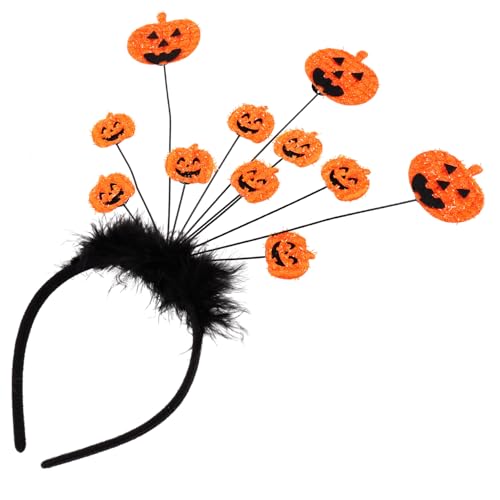 SOIMISS Halloween Haarreif Kürbis Orange Cosplay Kostüm Zubehör Party Foto Requisite für Erwachsene Komfortabel und Atmungsaktiv von SOIMISS