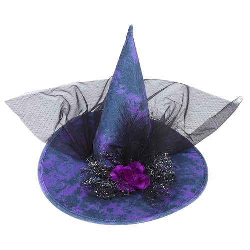 SOIMISS Halloween Hexenhut Maskerade Karneval Cosplay Party Hast Halloween Supplies Halloween Zaubererhut Kostümzubehör Für Partys Halloween Zubehör Breitkrempiger Hexenhut Stoff SOIMISS Halloween Hexenhut Maskerade Karneval Cosplay Party Hast Halloween Supplies Halloween Zaubererhut Kostümzubehör Für Partys Halloween Zubehör Breitkrempiger Hexenhut Stoff von SOIMISS