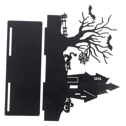 SOIMISS Halloween Tischaufsatz aus Holz Gruselige Tischdekoration mit Animierten Schlossprojektionen Langlebige Halloween Dekoration für Tischgestaltung bei Festen und Feiern Vielseitig SOIMISS Halloween Tischaufsatz aus Holz Gruselige Tischdekoration mit Animierten Schlossprojektionen Langlebige Halloween Dekoration für Tischgestaltung bei Festen und Feiern Vielseitig von SOIMISS