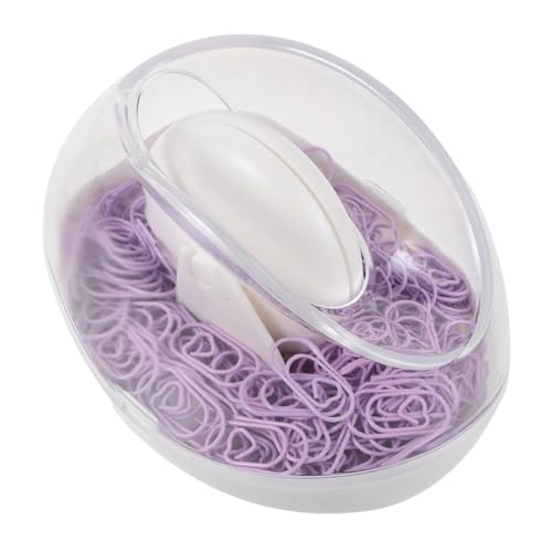 SOIMISS Herzförmige Büroklammern mit Magnetischem Clip Spender Bunte Herz Form Büroklammern für Büro Schule Organizer und Dokumentenhalter Aufbewahrungsbox Design von SOIMISS