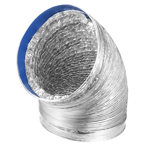 SOIMISS Hochtemperaturbeständiger Aluminium Abluftschlauch Durchmesser Flexibler Lüftungsschlauch für Hvac Trockner Lüftungssysteme Silber SOIMISS Hochtemperaturbeständiger Aluminium Abluftschlauch Durchmesser Flexibler Lüftungsschlauch für Hvac Trockner Lüftungssysteme Silber von SOIMISS