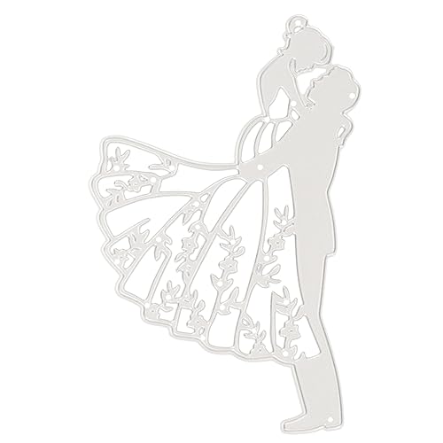 SOIMISS Hochzeits Stanzform Karbonstahl für Diy Papierdekorationen Langlebige Metall Schablone zum Schneiden von Karten Einladungskarten Party und Scrapbooking Deko Geeignet für Brautpaar SOIMISS Hochzeits Stanzform Karbonstahl für Diy Papierdekorationen Langlebige Metall Schablone zum Schneiden von Karten Einladungskarten Party und Scrapbooking Deko Geeignet für Brautpaar von SOIMISS