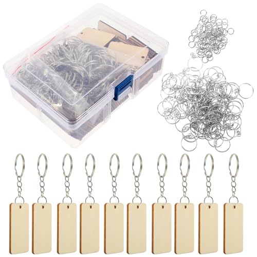 SOIMISS Holz Schlüsselanhänger Rohlinge Rechteckig mit Schlüsselringen DIY Blanke Holzanhänger Glatte Kanten Leichte Holz Schlüsselringe für Basteln Gravur Geschenkanhänger Vielseitige SOIMISS Holz Schlüsselanhänger Rohlinge Rechteckig mit Schlüsselringen DIY Blanke Holzanhänger Glatte Kanten Leichte Holz Schlüsselringe für Basteln Gravur Geschenkanhänger Vielseitige von SOIMISS