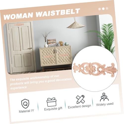 SOIMISS Holzapplikation Holzschnitzerei Vertikale Möbel Dekoration Originelles Onlay für Schrank Wohnzimmer Sideboard Wohnzimmertisch Deko SOIMISS Holzapplikation Holzschnitzerei Vertikale Möbel Dekoration Originelles Onlay für Schrank Wohnzimmer Sideboard Wohnzimmertisch Deko von SOIMISS