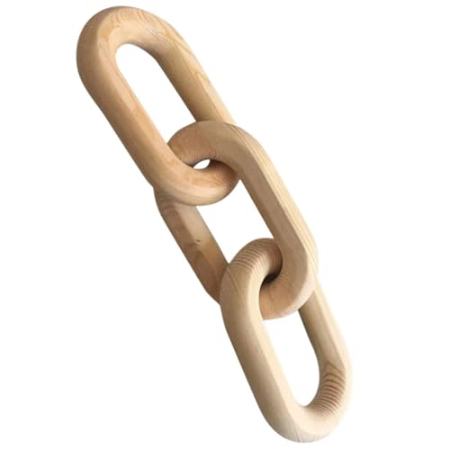 SOIMISS Holzkettenglied Dekoration Natürlichem Holz Vielseitig Einsetzbar für Wand und Tischdekoration Rustikaler Boho Stil für Wohnzimmer Schlafzimmer und Mehr SOIMISS Holzkettenglied Dekoration Natürlichem Holz Vielseitig Einsetzbar für Wand und Tischdekoration Rustikaler Boho Stil für Wohnzimmer Schlafzimmer und Mehr von SOIMISS