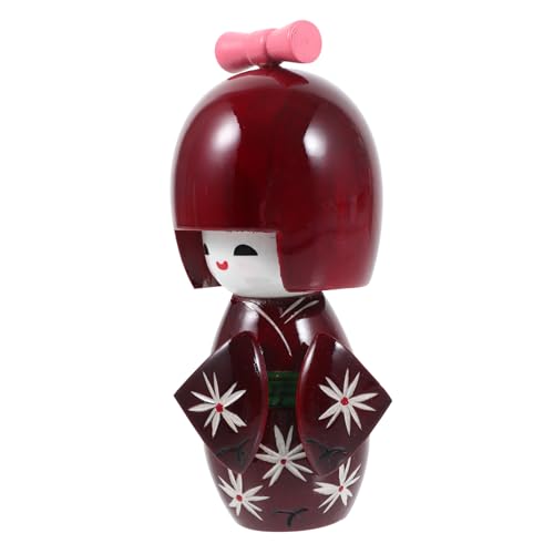 SOIMISS Japanische Kimono Puppe Dekorative Holzfigur für Zuhause Traditionelles Modell Kunstvolle Tischdeko für Schlafzimmer Büro Wohnzimmer und Kompakt SOIMISS Japanische Kimono Puppe Dekorative Holzfigur für Zuhause Traditionelles Modell Kunstvolle Tischdeko für Schlafzimmer Büro Wohnzimmer und Kompakt von SOIMISS