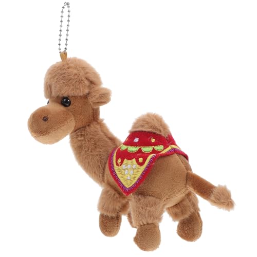 SOIMISS Kamel Anhänger Rucksackanhänger Für Die Schule Kamelfigur Tier Palm Pals Tier Schlüsselanhänger Kamel Plüschtier Kuschelkamel Kamel Kamel Tee Herz Pp Baumwolle von SOIMISS