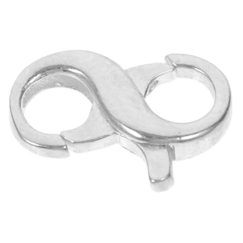 SOIMISS Karabinerverschluss Doppelöffnung Schmuckverschluss DIY Armband Halskette Verbindungsklemme Verlängerung für Handgefertigte Schmuckherstellung SOIMISS Karabinerverschluss Doppelöffnung Schmuckverschluss DIY Armband Halskette Verbindungsklemme Verlängerung für Handgefertigte Schmuckherstellung von SOIMISS
