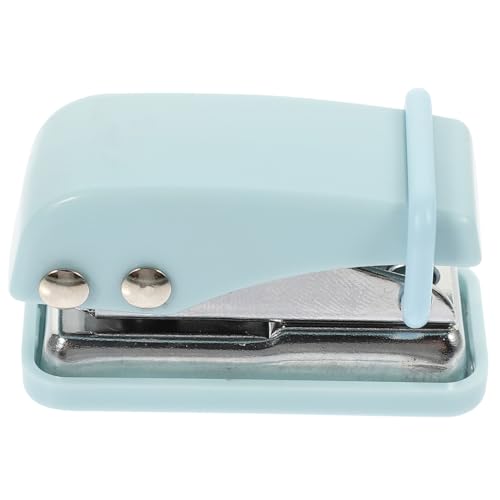 SOIMISS Kleiner Stabiler Einzellocher aus Kunststoff und Handliche Büroheftmaschine für Dokumente Platzsparender Mini Stanzer Blau für Schule und Zuhause SOIMISS Kleiner Stabiler Einzellocher aus Kunststoff und Handliche Büroheftmaschine für Dokumente Platzsparender Mini Stanzer Blau für Schule und Zuhause von SOIMISS