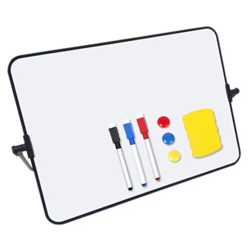 SOIMISS Kleines Whiteboard mit Ständer Doppelseitiges Abwischbares Schreib und Zeichenbrett aus Kunststoff für Büro Zuhause und Leicht zu Reinigen und Langlebig SOIMISS Kleines Whiteboard mit Ständer Doppelseitiges Abwischbares Schreib und Zeichenbrett aus Kunststoff für Büro Zuhause und Leicht zu Reinigen und Langlebig von SOIMISS