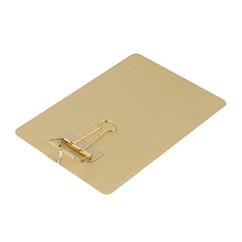 SOIMISS Klemmbrett aus Edelstahl Roségold Schreibunterlage mit Langem Clip Leichter und Ergonomischer Notizhalter für Büro Schule und Zuhause Praktische Dokumentenorganisation SOIMISS Klemmbrett aus Edelstahl Roségold Schreibunterlage mit Langem Clip Leichter und Ergonomischer Notizhalter für Büro Schule und Zuhause Praktische Dokumentenorganisation von SOIMISS