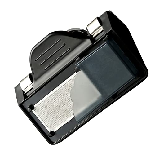 SOIMISS Kohlenstift Anspitzer Multifunktionales Zeichenwerkzeug für Künstler Tragbar für Schule und Büro für Bleistifte und Kohlenstifte mit Praktischem Clip und Stauraum für Minenabrieb von SOIMISS