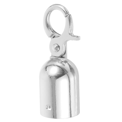 SOIMISS Kordelstopper Für Seilenden Silberner Karabinerhaken Kordelendenstopper Für Geschenkbänder Bekleidungsaccessoires Zeltgarnituren Robuste Halterung Für Sicherungen von SOIMISS