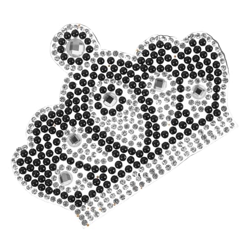SOIMISS Kronen Strass Aufnäher zum Aufbügeln Glänzendes Design mit Strasssteinen DIY Kleidung Dekoration Vielseitig für Kleidung Hüte und Kostüme von SOIMISS