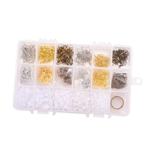 SOIMISS Kupfer Ohrhaken Teilig DIY Schmuckzubehör mit Ohrverschluss und Zange für Damen Ohrringe Selber Machen Schmuck Basteln Zubehör Kit SOIMISS Kupfer Ohrhaken Teilig DIY Schmuckzubehör mit Ohrverschluss und Zange für Damen Ohrringe Selber Machen Schmuck Basteln Zubehör Kit von SOIMISS