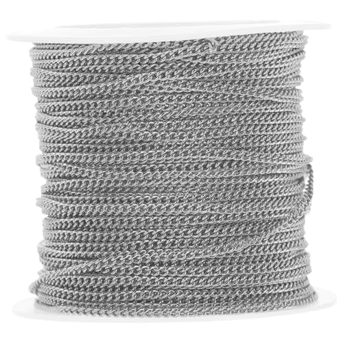 SOIMISS Kupferkette zum Schmuck Basteln DIY Schmuckzubehör Langlebige Glänzende Halbgefertigte Kette für Halskettenverlängerung und Kreative Schmuckherstellung von SOIMISS