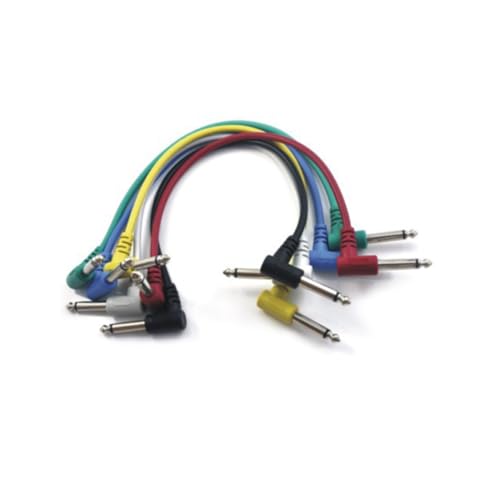 SOIMISS Kurzes Noise Gitarren Pedal Kabel für Effektgeräte Hochwertiges Audio Verbindungskabel mit Professionellen Steckern Geeignet für Gitarre Bass Verlustfreie Signalübertragung SOIMISS Kurzes Noise Gitarren Pedal Kabel für Effektgeräte Hochwertiges Audio Verbindungskabel mit Professionellen Steckern Geeignet für Gitarre Bass Verlustfreie Signalübertragung von SOIMISS