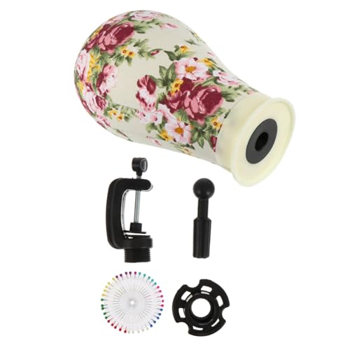 SOIMISS Leichter Canvas Puppenkopf mit Ständer Langlebig und Bruchfest für Perückenherstellung Styling und Friseurausbildung für Beauty Salon Supplies und Haarstyling übungen von SOIMISS
