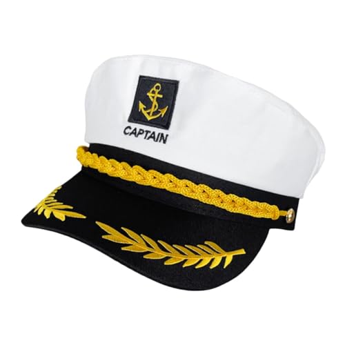 SOIMISS Matrosenhut Bootsfahrer klein Seemannsmütze Marine Piratenhut Cosplay-Kapitänsmütze Sonnenhut Cosplay Hüte Kapitänshut zur Dekoration Kapitänsmützen Baumwolle Polyester SOIMISS Matrosenhut Bootsfahrer klein Seemannsmütze Marine Piratenhut Cosplay-Kapitänsmütze Sonnenhut Cosplay Hüte Kapitänshut zur Dekoration Kapitänsmützen Baumwolle Polyester von SOIMISS