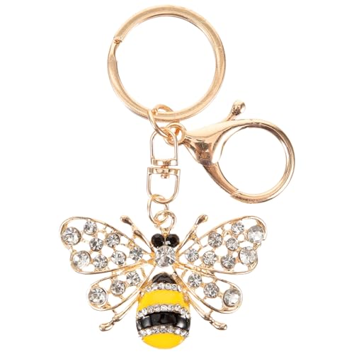 SOIMISS Metall Biene Schlüsselanhänger mit Funkelnden Strasssteinen Cartoon bienen Anhänger Vielseitiger Taschen Rucksackanhänger Einzigartiges Geschenk für Familie und Freunde SOIMISS Metall Biene Schlüsselanhänger mit Funkelnden Strasssteinen Cartoon bienen Anhänger Vielseitiger Taschen Rucksackanhänger Einzigartiges Geschenk für Familie und Freunde von SOIMISS