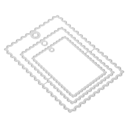 SOIMISS Metallstanze Cutting Die Stanzform für Kartenherstellung Hochcarbonstahl Stanzschablone Blütenmotiv DIY Bastelset für Scrapbooking Stabile Prägeschablone Silberfarben SOIMISS Metallstanze Cutting Die Stanzform für Kartenherstellung Hochcarbonstahl Stanzschablone Blütenmotiv DIY Bastelset für Scrapbooking Stabile Prägeschablone Silberfarben von SOIMISS