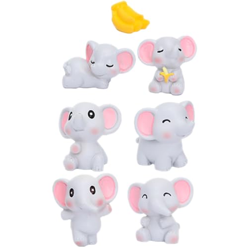 SOIMISS Mini Elefantenfiguren Resin Stabile Tischdekoration Süße Elefantenform Langlebig und Handpoliert als Büro Bonsai dekor Vielseitig für Wohnraum und Schreibtisch SOIMISS Mini Elefantenfiguren Resin Stabile Tischdekoration Süße Elefantenform Langlebig und Handpoliert als Büro Bonsai dekor Vielseitig für Wohnraum und Schreibtisch von SOIMISS