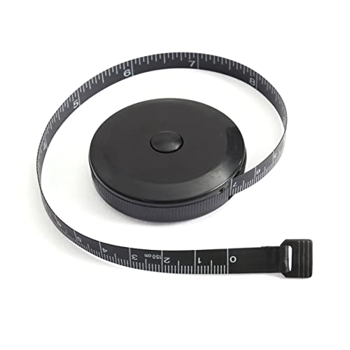 SOIMISS Mini Maßband Retractable Schwarz Flexibles und Langlebiges Messband für Präzise Körpermaße Handwerk und Tägliche Anwendungen für Fitness und Schneiderarbeiten SOIMISS Mini Maßband Retractable Schwarz Flexibles und Langlebiges Messband für Präzise Körpermaße Handwerk und Tägliche Anwendungen für Fitness und Schneiderarbeiten von SOIMISS