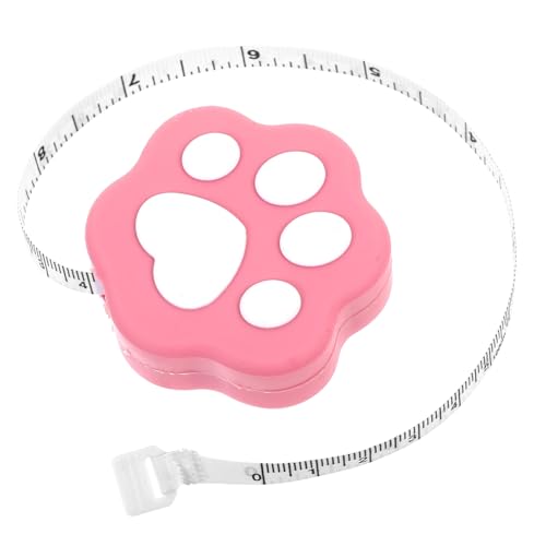 SOIMISS Mini Maßband mit Katzenpfoten-design Tragbares Langlebiges Maßband für Körper Kleidungsmaße Originelles Einfach zu Bedienendes Messwerkzeug Praktisches Geschenk für von SOIMISS