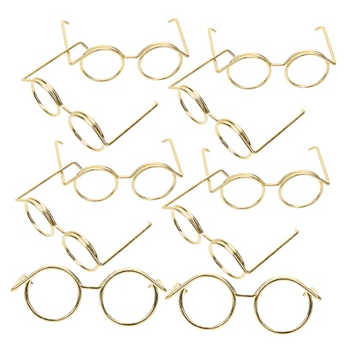 SOIMISS Mini-puppenbrille Mit Rand 10 Stück Miniaturbrillen Für Puppen Bastelspielzeug Brillen Anziehzubehör Für Mädchen SOIMISS Mini-puppenbrille Mit Rand 10 Stück Miniaturbrillen Für Puppen Bastelspielzeug Brillen Anziehzubehör Für Mädchen von SOIMISS