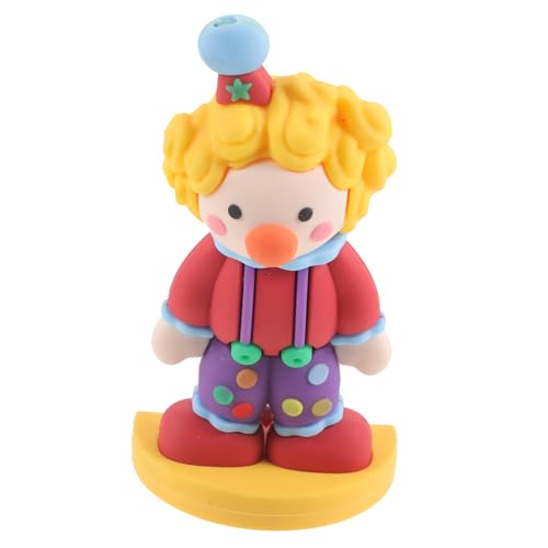 SOIMISS Miniatur Clownfigur Clownornament für Mikrolandschaften Design Robustes Material Tischdeko für Zuhause SOIMISS Miniatur Clownfigur Clownornament für Mikrolandschaften Design Robustes Material Tischdeko für Zuhause von SOIMISS