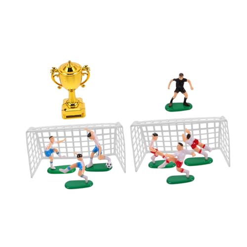 SOIMISS Miniatur Fußball Pokal Deko Set Miniatur Goldener Pokal und Fußball Feine Verarbeitung Vielseitige und Tortendekoration für Puppenhaus und Fußballparty SOIMISS Miniatur Fußball Pokal Deko Set Miniatur Goldener Pokal und Fußball Feine Verarbeitung Vielseitige und Tortendekoration für Puppenhaus und Fußballparty von SOIMISS
