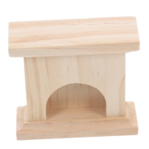SOIMISS Miniatur Puppenhaus Kamin Massivem Holz Authentisches Zubehör für Kreative Spielwelten für Puppenhaus Dekoration und Fantasievolles von SOIMISS
