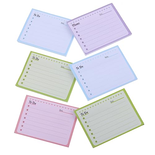 SOIMISS Multi Funktionale Haftnotizen Bunte Notizaufkleber für Studenten Büro und Scrapbooking Selbstklebende Memo Pads ohne Rückstände für Notizen und Markierungen SOIMISS Multi Funktionale Haftnotizen Bunte Notizaufkleber für Studenten Büro und Scrapbooking Selbstklebende Memo Pads ohne Rückstände für Notizen und Markierungen von SOIMISS