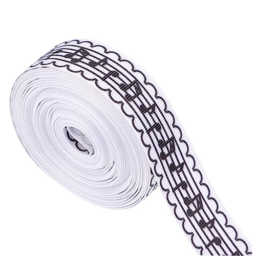 SOIMISS Musikalisches Notenband mit Goldprägung Geschenkband für DIY Basteln Weiches Glattes Geschenkverpackungsband für Musik Motto Feiern und Dekorationen SOIMISS Musikalisches Notenband mit Goldprägung Geschenkband für DIY Basteln Weiches Glattes Geschenkverpackungsband für Musik Motto Feiern und Dekorationen von SOIMISS