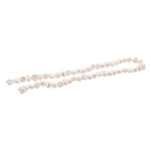 SOIMISS Natürliche Barockperlen Schmuckzubehör Handmade Spacer Beads für DIY Armbänder Halsketten Kreative Perlenzwischenstücke Weiß von SOIMISS
