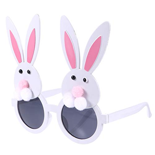 SOIMISS Ostern Party Brille Bunny Sonnenbrillen Brille Hase Ohr Ostern Brillen Cartoon Sonnenbrillen Brillen für Ostern Geburtstag Halloween Kostüm Party Favors von SOIMISS