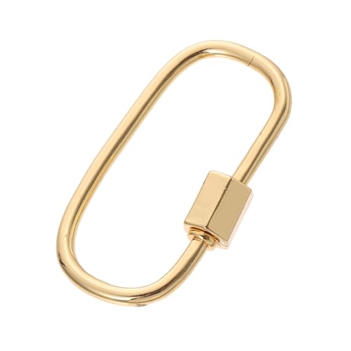 SOIMISS Ovaler Schraubkarabiner Schmuckverschluss Edelstahl Geometrischer Anhänger Installieren Vielseitig für Halsketten Armbänder Schlüsselanhänger und DIY Schmuckzubehör SOIMISS Ovaler Schraubkarabiner Schmuckverschluss Edelstahl Geometrischer Anhänger Installieren Vielseitig für Halsketten Armbänder Schlüsselanhänger und DIY Schmuckzubehör von SOIMISS