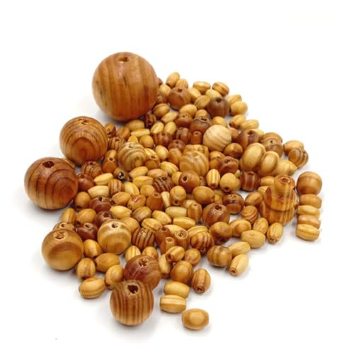 SOIMISS Packung Holzperlen Rund Große und Kleine Holzabstandperlen für Schmuckherstellung DIY Makramee Armbänder Basteln Dekoration Natürliche Farbe und Glatte Oberfläche SOIMISS Packung Holzperlen Rund Große und Kleine Holzabstandperlen für Schmuckherstellung DIY Makramee Armbänder Basteln Dekoration Natürliche Farbe und Glatte Oberfläche von SOIMISS