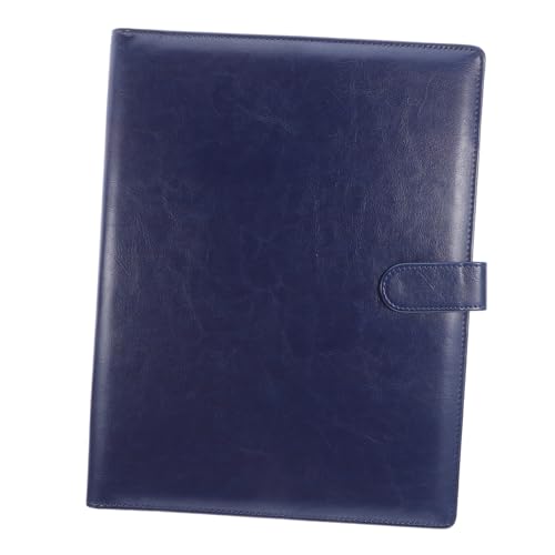 SOIMISS Padfolio Folder aus Robustem PU Leder Legal Pad Holder mit Klemmbrett Multifunktionale Schreibmappe mit Kartenfächern und Stifthalter für Büro Geschäftsreisen und von SOIMISS