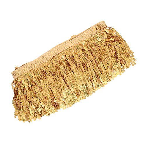 SOIMISS Pailletten Quastenband für Diy Kleidungsstücke Lange Fransenborte Hochwertiges Nähzubehör für Bühnenkostüme Dekoration und Bastelarbeiten SOIMISS Pailletten Quastenband für Diy Kleidungsstücke Lange Fransenborte Hochwertiges Nähzubehör für Bühnenkostüme Dekoration und Bastelarbeiten von SOIMISS
